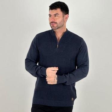 Imagem de Blusa de Lã Cellus Gola Alta com Zíper Masculina-Masculino