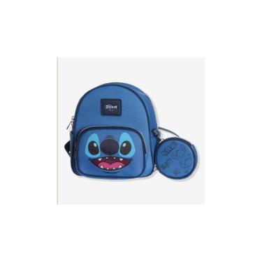 Imagem de Mochila Fashion Mini com Bolsinha Stitch - Zona Criativa