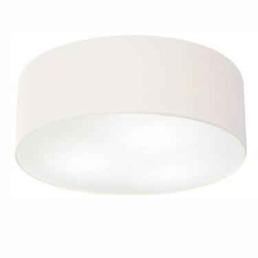 Imagem de Plafon Para Quarto Cilíndrico SQ-3006 Cúpula Cor Branco - Vivare