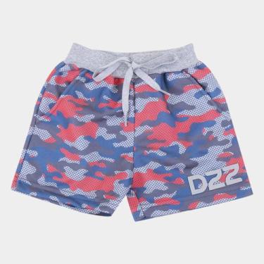 Imagem de Bermuda Moletom Infantil Duzizo Camuflada Masculina, Mescla, 1A