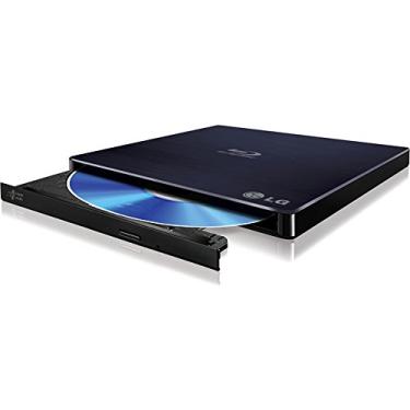 Imagem de LG Gravador de DVD Electronics 6X Blu Ray 8X +/- RW USB 2.0 Super Multi Ultra Slim Portátil com Suporte M-DISC (Preto) WP50NB40