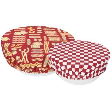 Imagem de Now Designs Conjunto de capas para tigelas, diâmetro 7,5 cm/diâmetro 9,25 polegadas, massa Buona