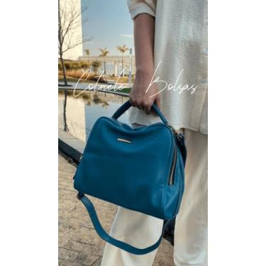 Imagem de Bolsa feminina de couro legitimo Cotnele