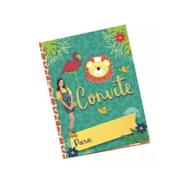 Imagem de Convite Pequeno Festa Zoo da Zu 8 Uni Regina Festas - Inspire sua Fest