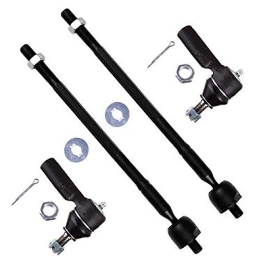Imagem de SCITOO Kit de suspensão de conjunto de 4 peças para Lexus RX300 Extremidade de haste de direção interna, extremidade externa da haste de direção
