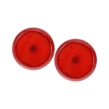 Imagem de ACROPIX Refletor de para-choque traseiro luz traseira de freio de neblina 81910-02040 8191002040 LED vermelho para Toyota Corolla 2009-2010 lente vermelha de plástico (conjunto de 2) peças de carro