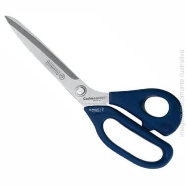 Imagem de Tesoura manual profissional mundial cushion azul 990 10' 25,4cm - Alme