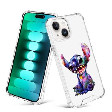 Imagem de Capa de telefone Cuwana Clear para iPhone 15 Plus (2023) com Stitch