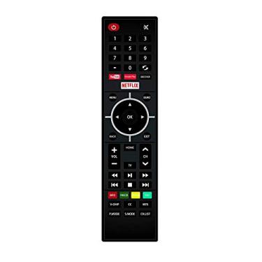 Imagem de Substituição de controle remoto para modelos Element Smart TV com YouTube Google Play Discover Netflix Keys