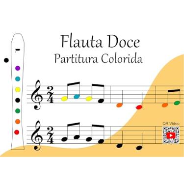 Imagem de Flauta Doce Béla Bartók: Paritura Colorida