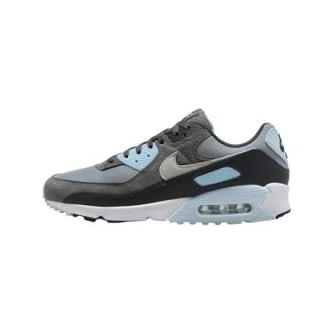 Imagem de Nike Tênis masculino Air Max 90 (DM0029-009, pedra-pomes claro/cinza fumo/antracite/pó de fóton), Pedra-pomes clara/cinza fumê, antracite/poeira de fóton, 44