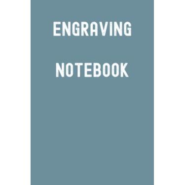 Imagem de Engraving Notebook: Spirit Mountain Blue Matte Finish Lined Journal, 120 Pages, 6 x 9, Gift For Thinkers, List Makers and Doers (Engraving Notebook Journal)