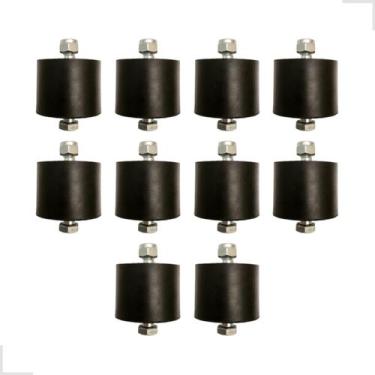 Imagem de Kit 12 especial berço roller com parafuso p/ lancha jet ski - VABADUS