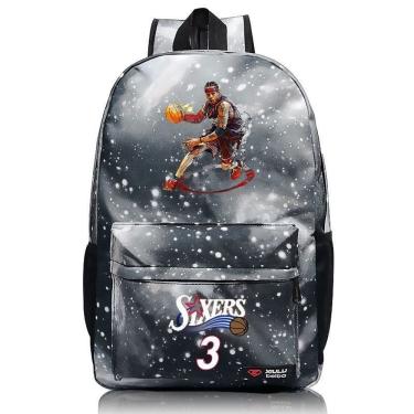 Imagem de Mochila SANMU Casual Style NBA Star Allen Iverson Pattern