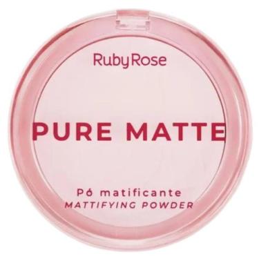 Imagem de Pó Compacto Facial Matificante Radiant Kiss Ruby Rose HBM402