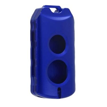 Imagem de Capa Protetora de Capa de Chave de Motocicleta Em Liga de Alumínio para Xmax Nmax Nvx Aerox, Proteção Máxima, Aparência Robusta, Leve e Elegante para Chaves de Motocicleta (Blue)