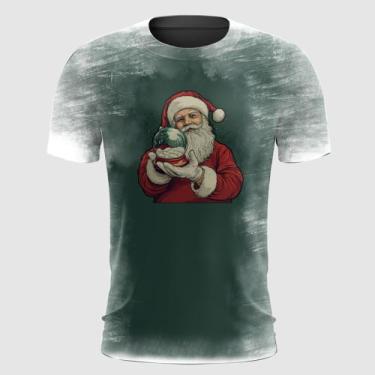 Imagem de Camiseta Papai Noel com Globo de Neve - A Fabriqueta, M