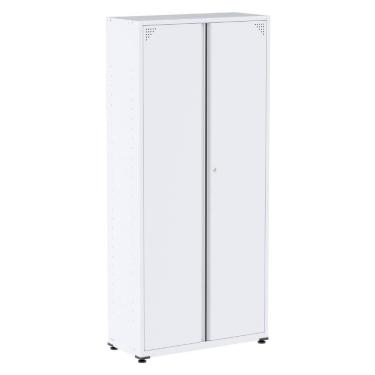 Imagem de Armário Alto 2 Portas Pandin 80 Cm (largura) Inmetro Estrutura E Portas Aço Branco C- Chave