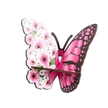 Imagem de IEUDNS Float Storage Rack Butterfly Corner Sheld Versátil pendurado Organizador prático Exibição de parede para crianças Plantas de brinquedos do quarto, 23.5 Cm X 24 Cm