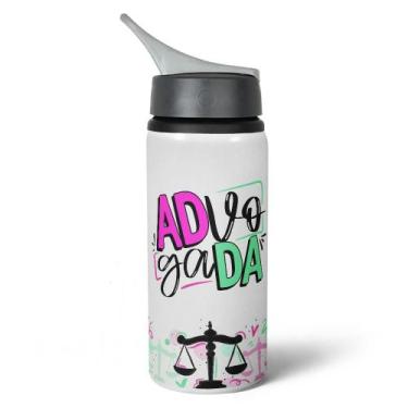 Imagem de Garrafa Squeeze NK Profissões - Advogada - 600ml - JPS INFO