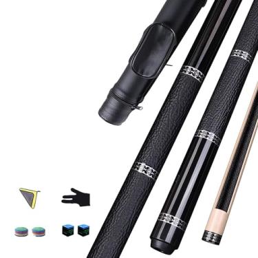 Imagem de Taco de Sinuca Profissional CQBXRD 1/2 Estrutura Madeira Bordo Canadense 147cm 58in Cabeça 12,5mm