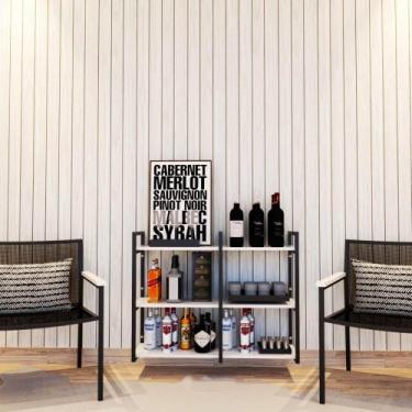 Imagem de Bar adega Estilo Inudustrial prateleira industrial prateleira de pared