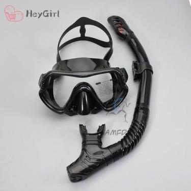 Imagem de Máscaras Mergulho Profissional Conjunto Saia Silicone Snorkel Adultos 
