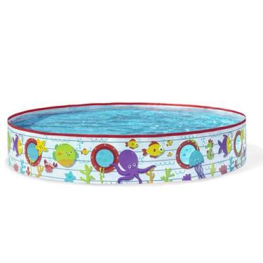 Imagem de Piscina Infantil Redonda Semirrígida de PVC 435 Litros Para Criança - 