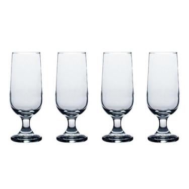 Imagem de Kit 4 Taça De vidro Chopp 300ml Hannover Cerveja Casa Linda - NADIR FI