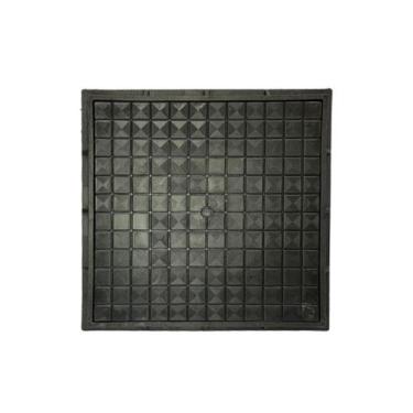 Imagem de Tampa Pvc para Caixa de Esgoto e Passagem 30x30 Com Aro Simples - Unit