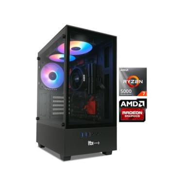 Imagem de PC Gamer ITX Arena, Ryzen 7 5700G, Radeon™ Graphics Vega 8, 32GB Ram, SSD NVMe 500GB, Gabinete RGB