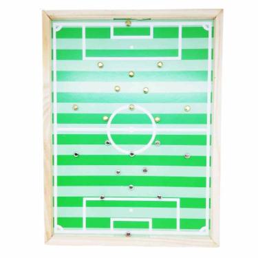 Imagem de Jogo Futebol De Dedo - Peteleco - Madeira - Marcio Artesanatos