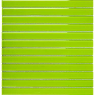 Imagem de Pastilha De Vidro Filetto 30x30,9cm Verde Limão