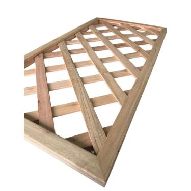 Imagem de Treliça De Madeira Com Borda 60x120cm Vermelho