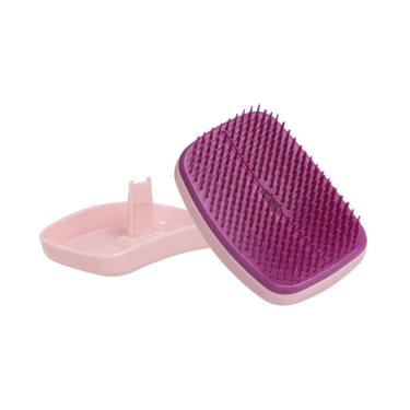 Imagem de Escova De Cabelo Portatil Flex Pocket Rosa Belliz