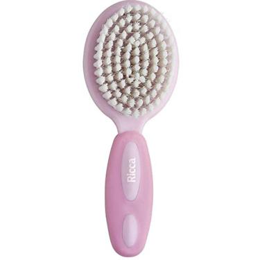 Imagem de Escova De Cabelo Infantil Baby Line Cor Rosa Ricca15,5 Cm