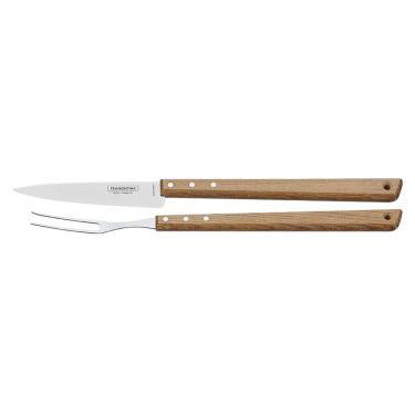 Imagem de Kit Churrasco 2 Peças Tramontina 26499037 Marrom 26499037