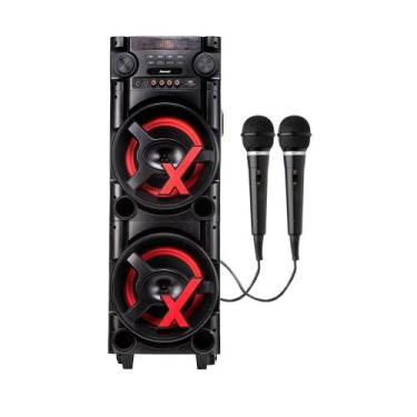 Imagem de Caixa de som ACA 1000 NewX Amvox LED PowerX 1000W Bivolt-Sem FM 2MIC