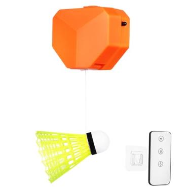 Imagem de HANABASS Elastic Badminton Trainer Kit de treinamento portátil para um jogador com rebote automático aleatório