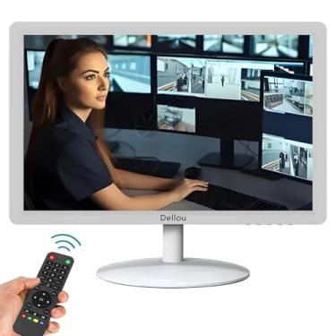 Imagem de Elweyoo Monitor De Câmera Segurança Com Tela Branca 24" Para Cftv, Interface Multifuncional Hdmi, Av, Bnc, Vga, Usb, Entrada Pc, Monitores Lcd Computador 1920X1080 Full Hd