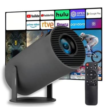 Imagem de Projetor Portátil HY300 Pro 130 Polegadas HD Android WiFi Bluetooth HD