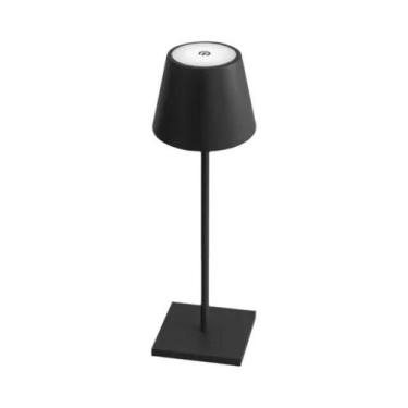 Imagem de Luminária De Mesa LED Sem Fio Recarregável USB Regulável Com Toque, Lu