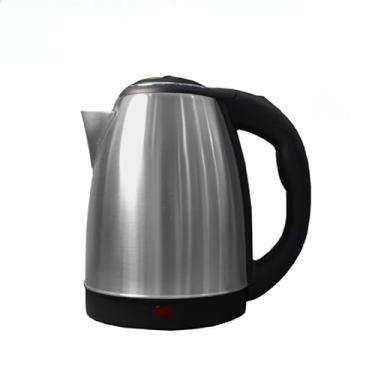 Imagem de Chaleira Jarra Elétrica Térmica Bule Com Tampa Inox Prateada 1.8litros(1 UN)