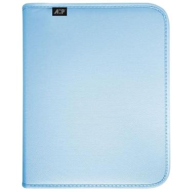 Imagem de Fichário Universitário 4 Argolas Sweet Azul Com Estojo Acp