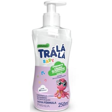 Imagem de Trá Lá Lá Sabonete Líquido Suave Personagem Baby Branco E Roxo 250 Ml