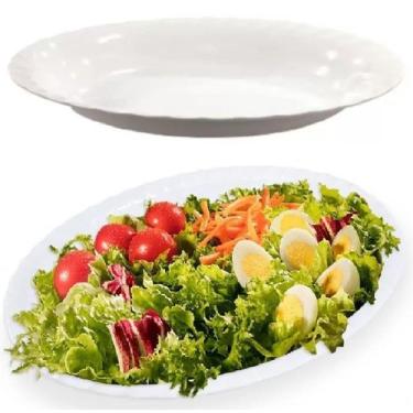 Imagem de 5 Pratos Travessa Melamina Oval Buffet Salada 26cm - Best
