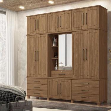 Imagem de Guarda Roupa Alagoas 13.7 Jatoba Areia - CASA H