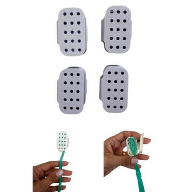 Imagem de Kit 4 Capinhas Protetora Escova Dente Protetor Cerdas Dental - FLEX3D,