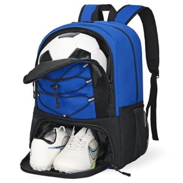 Imagem de Goloni Bolsa De Futebol, Basquete Com Compartimento Para Bola E Calçado, Mochila Grande Basquete, Vôlei, Academia