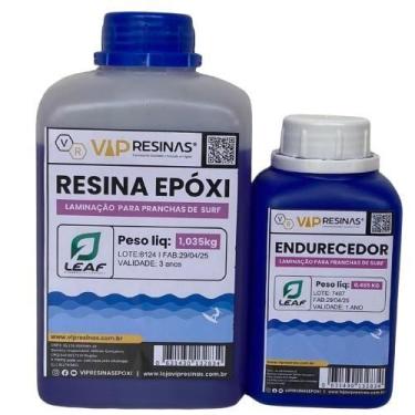 Imagem de RESINA PARA LAMINAÇÃO DE PRANCHAS DE SURF - 1,5kg. - Vip Resinas